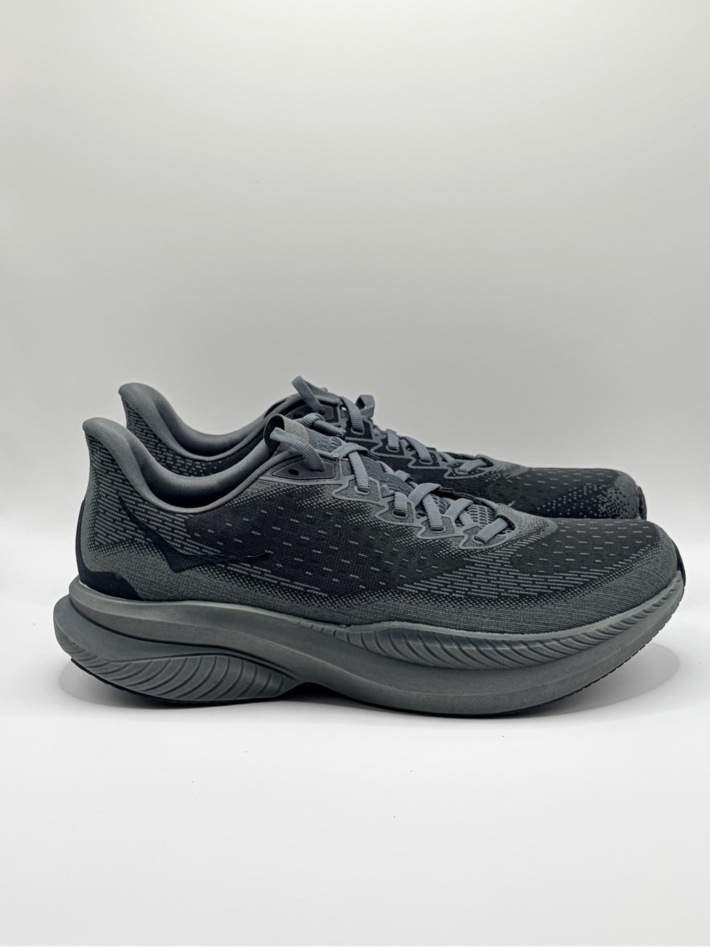 Hoka One One Mach 6 Wide Men's Athletic Running Shoes - Black